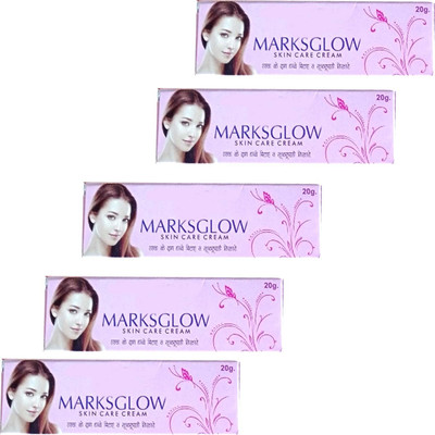 COSMORA MARKSGLOW SKIN CARE CREAM FOR GLOWING & BRIGHTNING SKIN PACK OF - 20g x 5(100 g)