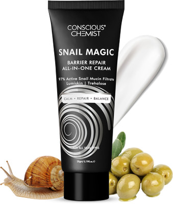 Conscious Chemist Snail Mucin Moisturizer | Hydrating, Plumping & Healing Gel |Snail Mucin Extract(20 g)