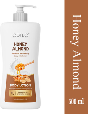 Odilo Honey & Almonds Advanced Nourishing Body Lotion, Normal to Dry skin Lotion(500 ml)