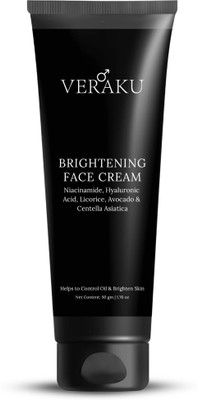 veraku Brightening Face Cream with Niacinamide & Hyaluronic Acid (For Men)(50 g)