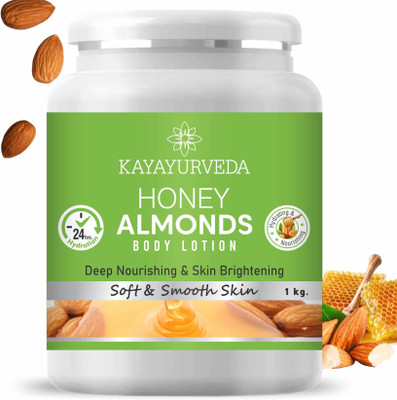 KAYAYURVEDA Honey & Almonds Advanced Nourishing Body Lotion for Normal to Dry skin(1 kg)