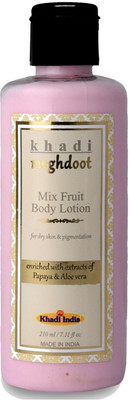 KHADI MEGHDOOT KHADI AYURVEDIC MIX FRUIT BODY LOTION 210 ML(210 ml)