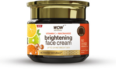 WOW SKIN SCIENCE Vitamin C Cream for Skin Whitening Brightening and Hyperpigmentation(50 ml)