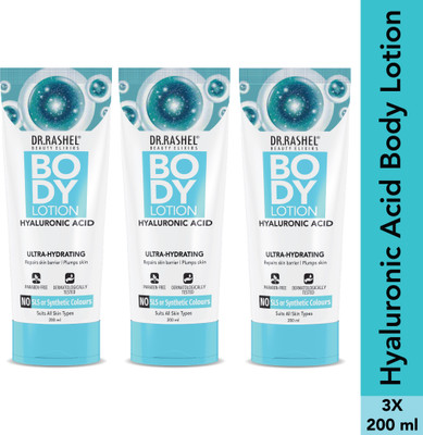 DR.RASHEL Hyaluronic Body Lotion that Ultra-hydrates, Plumps & Removes Skin Barrier(600 ml)