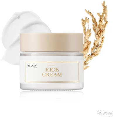 ACTIWOW Korean Rice Cream for Soft & Hydrated Skin(50 g)