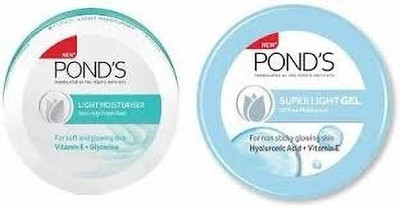 POND's LIGHT MOISTURISER 25ML + SUPER LIGHT GEL 25ML(50 ml)