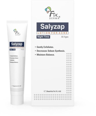 Fixderma Salyzap Night Time Lotion For Acne Scars & Pimples, Suitable for Acne Prone Skin(20 ml)