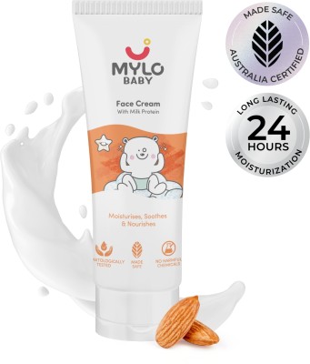 MYLO Baby Cream for Face | Dermatologically Tested | Soothes Skin Irritation(100 g)