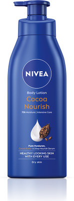 NIVEA Cocoa Butter & Nourish, Moisturizer Body Lotion, Coconut Oil, Serum for Dry Skin(400 ml)