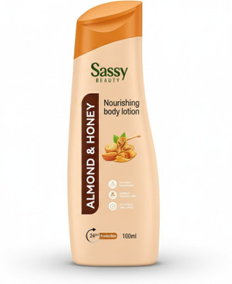 sassy beauty Non-Greasy Almond Honey Lotion with Skin-Softening Formula(100 ml)