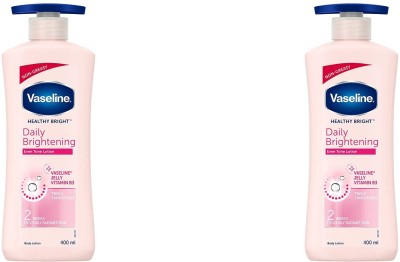 Vaseline DAILY BRIGHTENING EVEN TONE BODY LOTION 0.398 ML X 2(800 ml)