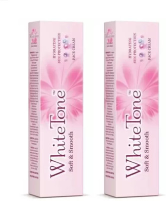 White Tone Face Cream, Sun Protection Soft & Smooth 2x50Gm Pack Of 2(100 g)
