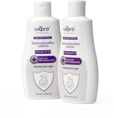 Likpro dermosoothe Baby Lotion (200ml) |Combo Pack of 2(200 ml)