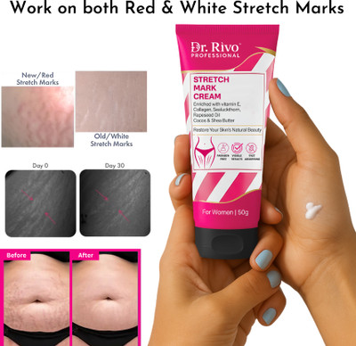 Dr.Rivo PROFESSIONAL Stretch Marks Cream For Pregnancy Scar removal and Moisturizing Cream(50 g)