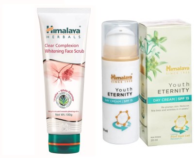 HIMALAYA youth day 20 ml 1pc and clear complex scrub 100 g 1pc(120 ml)