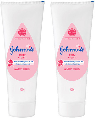 JOHNSON'S Baby Cream 100gm - Pack of 2s(200 g)