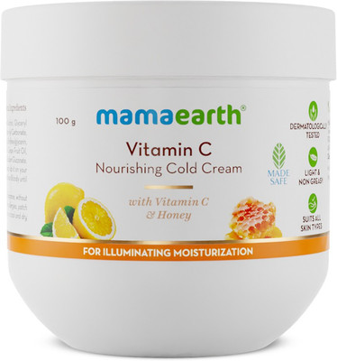 MamaEarth Vitamin C Nourishing Cold Cream for Face & Body with Vitamin C & Honey (100 g)