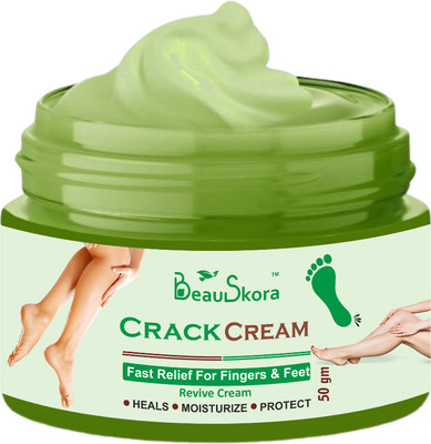 Beauskora Foot Cream for Diabetic, Dry & Crack Heel, Moisturizes & Repair Feet 50 gram(50 g)