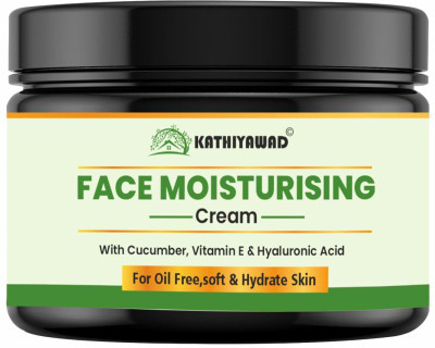 Kathiyawad ''PureGlow Natural Face Moisturiser – Lightweight & Nourishing Cream''(50 g)
