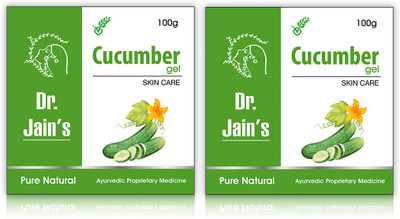 Dr. Jain's Cucumber Gel For Face & Skin 100grams(200 g)