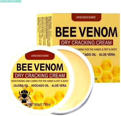 URBANUCANBE Bee Venom Dry Cracking Plant-Based Formula Soothing Formula(50 g)