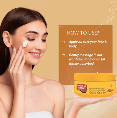 sheny soft Skin Brightening Honey & Almonds Best Nourishing Skin Cream(200 g)