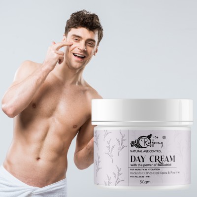 Riffway Day Cream For Shiny & Glowing Skin Dark Spots Remover ; Brightening Men & Women(50 g)