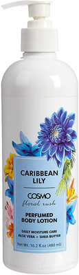 COSMO Desgins Floral Rush Caribbean Lily Body Lotion(480 ml)