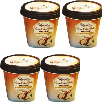 MOSKLIN BIOSMELIC COCOA & SHEBUTTER CREAM FOR SOFT & SMOOTH SKIN PACK OF 200ml x 4(800 ml)