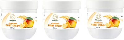 NIMBARKA Nourishing Fruit Cream for Face & Body Normal to dry skin 250*3 Pack Of 3(750 ml)