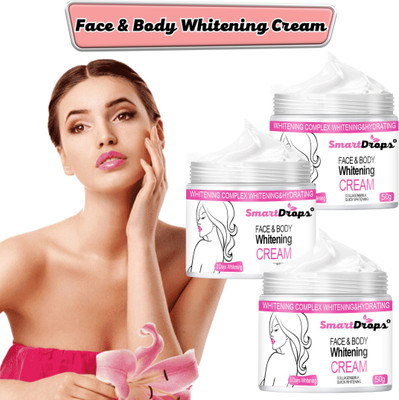 smartdrops WhiteGlow Skin Whitening and Brightening Nourishing Face and Body(150 g)