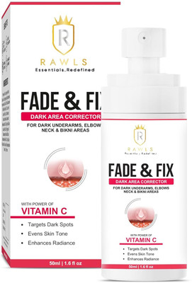 RAWLS Fade & Fix for Dark Patches Body Parts, Spray for Acanthosis Nigricans(50 ml)