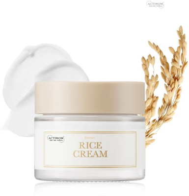 ACTIWOW Korean Rice Cream Glow Texture Cream(50 g)