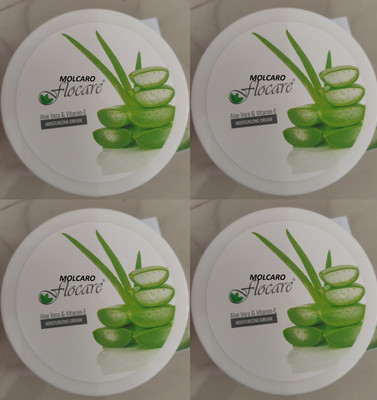 MOLCARO flocare aloe vera moisturizing cream pack of 4(100 ml)