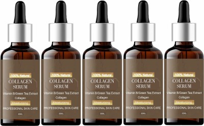 house of common COLLAEN SERUM (VITAMIN-B/GREEN TEA EXTRACT (30ml) Pack of 5(150 ml)