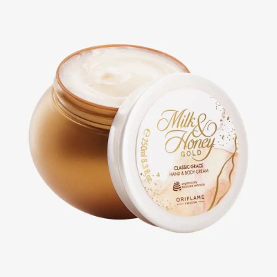 Oriflame Sweden Milk & Honey Gold Classic Grace Hand & Body Cream(250 ml)