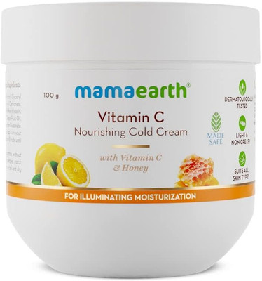 Mamaearth Vitamin C Nourishing Cold Cream for Face & Body with Vitamin C & Honey(100 g)