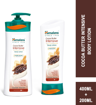 HIMALAYA Cocoa Butter Intensive Body Lotion (400ml + 200ml)(600 ml)