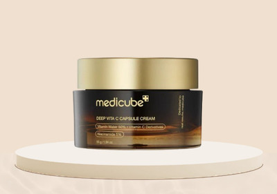 Medicube Vitamin C Capsule Cream–Hydrating & Dark Spot Treatment for Smooth, Radiant Skin(55 g)