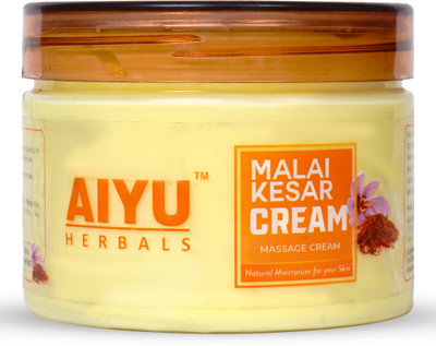 AIYU HERBALS Malai Cream Hydrating Face & Body Lotion with Rose Oil for Glowing Skin(250 g)