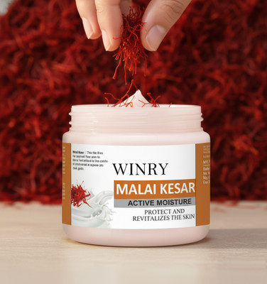 winry Malai Kesar Hydrating Cold Cream for Dry & Rough Skin Repair(100 g)