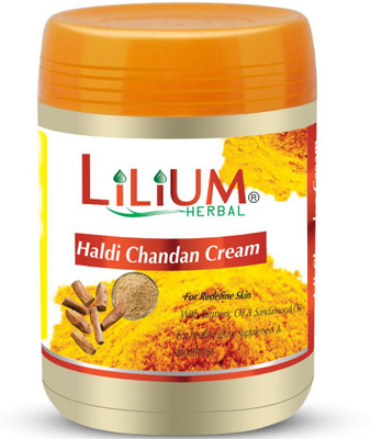 LILIUM Haldi Chandan Massage Cream | Herbal Skin Brightening & Nourishing Cream(500 ml)