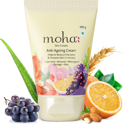 Moha Anti Ageing Skin cream Blend of Pure Herbal Oils Reduce Lines & Wrinkles(100 g)