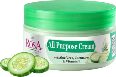 ROSA All purpose Cream 500 ML with Aloe vera, Cucumber and Vitamin E(500 g)