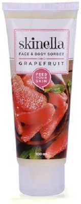 SKINELLA Face & Body Sorbet, Grapefruit, 100 Ml(100 ml)