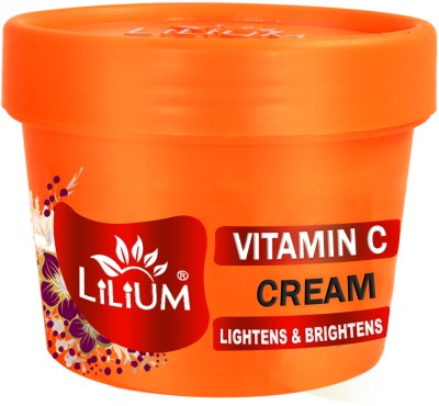 LILIUM Vitamin C Massage Cream For Hydrates & Brightens, Nourishing and Rejuvenating(100 g)