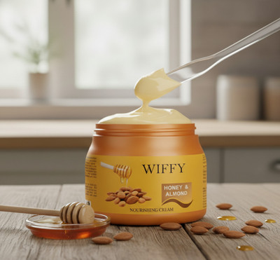 Wiffy Honey & Almond Skin Repair Cold Cream for Dryness(200 g)