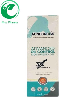 tree pharma Acnecross Advanced Oil Control Moisturizing Gel,(60 ml)