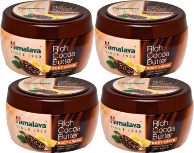 HIMALAYA Rich Cocoa Butter Body Cream 200ML (Pack of 4)(800 ml)