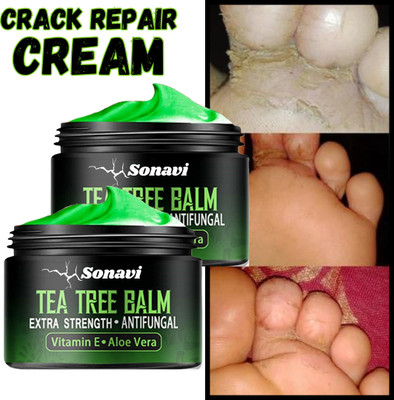 Sonavi Crack Cream For Dry Cracked Heels & Feet | Enriched With Aloevera(100 g)
